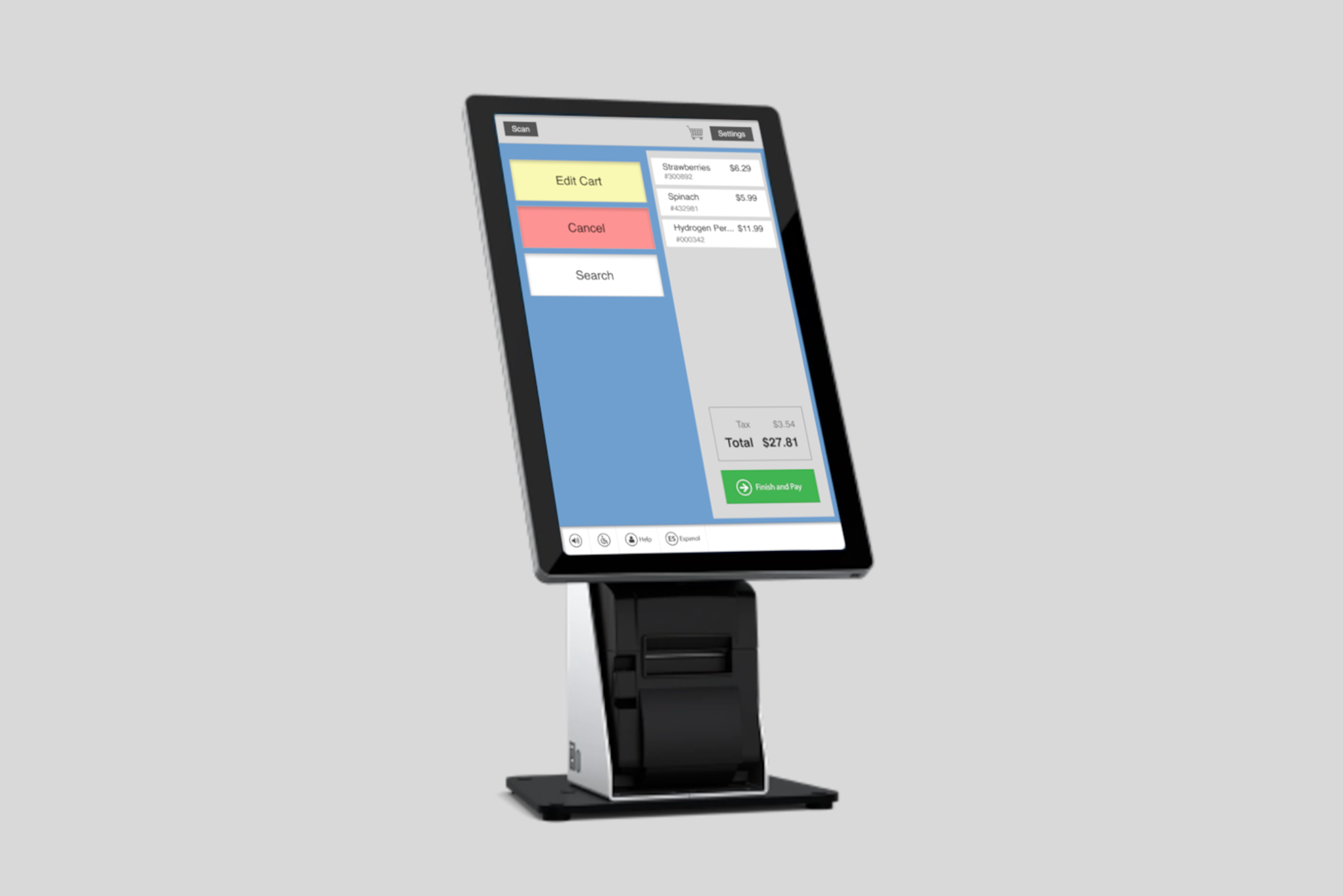 Before and after comparison