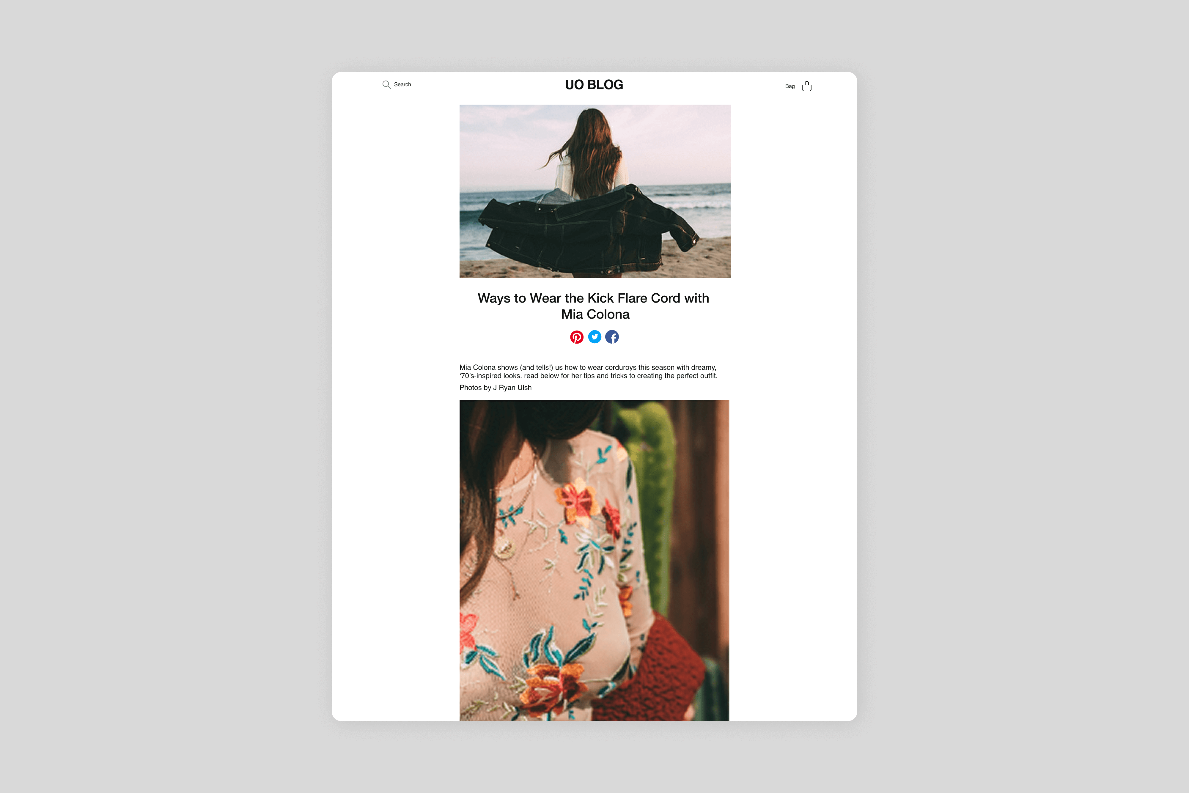 Before and after comparison